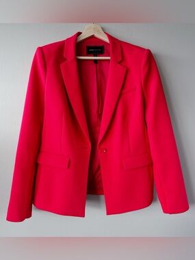 BGBC MaxAzria blazer red LIKE NEW large women’s jacket